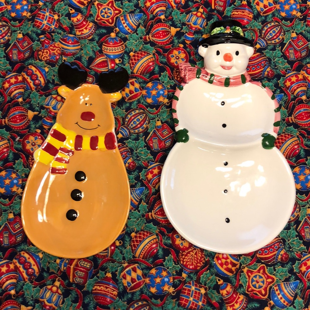 Holiday kitchen spoon rest set